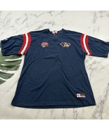 Dupont Nascar Jeff Gordon Mens Vintage Tee Size XL Embroidered Blue Red ... - $27.71