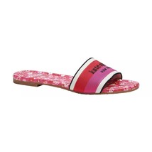 Kate Spade NY Women Flat Slide Sandals Meadow Size US 6B Fes Pink Tomato Red - £83.54 GBP
