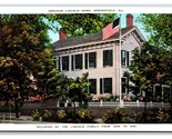 Lincoln Residence Springfield Illinois IL UNP  WB Postcard S14 - $2.92