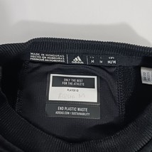 Addidas University Miami Hurricanes Men's Black & Green Pullover Sweater Size M image 3