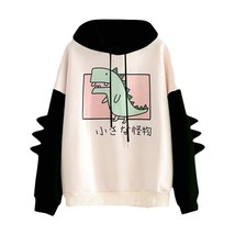 Cute   Hoodie Women Fashion Sweatshirt Casual Print Long Sleeve Korean Style Spl - £49.94 GBP