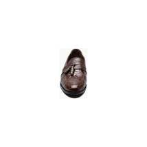 Stacy Adams Santana II Moc Toe Tassel Slip On Shoe Animal Print Cognac 25574-221 image 3