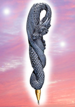 Haunted DRAGON PEN 33X WISHING COMPOSE YOUR WISH MAGICK WITCH Cassia4 - $29.00