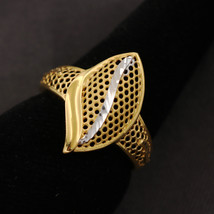 BIS 916 Stamp Real Gold Charm Rings Size US 6 Business Men Offer Jewelry - £481.14 GBP