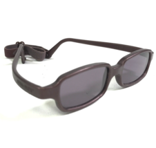Miraflex Sonnenbrille NEW BABY 2 Lila Gummierte Rechteckig Flexibel Rahmen - $69.29