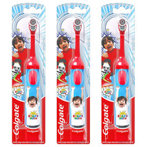 Pack of (3) New Colgate Colgate Kids Battery Powered Toothbrush, Ryan&#39;s World - £22.34 GBP