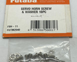 Genuine FUTABA FUTM2040 Servo Horn Screw &amp; Washer 10 Pieces FSH-11 RC Pa... - $2.99