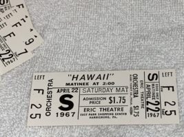 HAWAII 1967 UNUSED MOVIE TICKET Julie Andrews Max Von Sydow Richard Harr... - £6.17 GBP