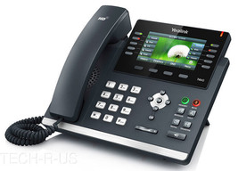 Yealink SIP-T46G Sip Hd 6 Accounts Voice Ip Phone Color Lcd Po E Wall Desk Mount - £331.93 GBP