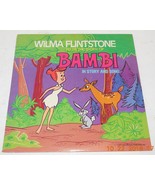 1977 WILMA FLINTSTONE TELLS THE STORY OF BAMBI STORY &amp; SONGS LP P 13906 - £37.43 GBP