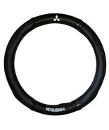 14.5&quot; Steering Wheel Cover Trim Carbon Fiber &amp; Black Leather Mitsubishi ... - €25,57 EUR