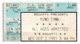 Mind Funk Concert Ticket Stub Octobre 2 1991 Cincinnati Ohio - £40.15 GBP