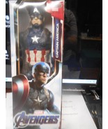 NIB-MARVEL Avengers Titan Hero Series Figure CAPTAIN AMERICA - £11.52 GBP