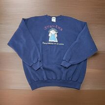 Tultex Vintage Crewneck Sweatshirt Womans Size XL Grandma Cottagecore Na... - $25.74