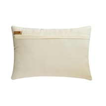 Gray Suede 12&quot;x16&quot; Lumbar Pillow Cover, Gemstone Leather Solar Quartz, Gray - £34.25 GBP+