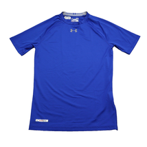 Under Armour Shirt Mens L Blue Compression Heat Gear Lightweight Casual - £14.45 GBP