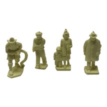 Miniature Marx Fireman Mom Professor Paperboy People Playset Figure Plas... - $15.60