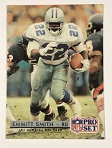 Emmitt Smith 1992 Pro Set #150 Dallas Cowboys Hall Of Fame NFL Football Card - £0.95 GBP