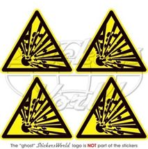 EXPLOSIVE EXPLOSIF Warning Safety Explosion Danger 50mm Vinyle Autocolla... - $3.79