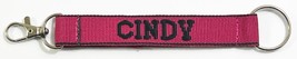 CINDY Personalized Keychain Pink / Black - $9.74