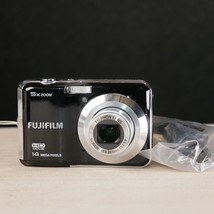 Fujifilm Finepix AX500 14MP DIgital Camera Black *GOOD/TESTED* W Cable - $54.44