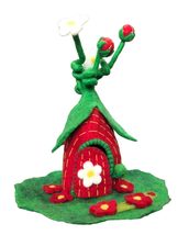 Felt Wool Magical Pixie Fairy Elf Leprechaun Flower Woodland Creatures Dolls Hou - £28.01 GBP