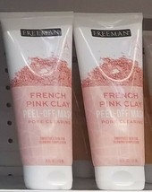 2 Pack Freeman French Pink Clay PEEL-OFF Mask Pore Clearing - £17.90 GBP