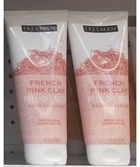 2 PACK FREEMAN FRENCH PINK CLAY PEEL-OFF MASK PORE CLEARING  - £17.81 GBP