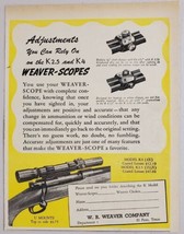 1947 Print Ad Weaver Rifle Scopes Models K 2.5 &amp; K4 Made in El Paso,Texas - £7.38 GBP