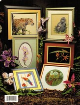 Cross Stitch Gorilla Toucan Macaw Parrots Jaguar Orchids Rainforest Patt... - £10.97 GBP