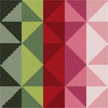 Pepita Needlepoint kit: Mauve Collection Triangular Ombre, 10&quot; x 10&quot; - £59.76 GBP+