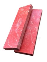 Recone Stone Red With White Tornado knife handle Scales - £18.37 GBP