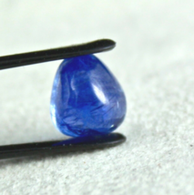 Certified Natural Blue Sapphire Triangle Cabochon 8.57 Ct Gemstone Ring Pendant - £3,697.53 GBP