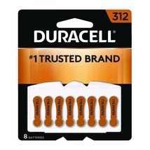 8 Pack - Size 312 Hearing Aid Batteries Duracell Exp March 2024 - £10.97 GBP