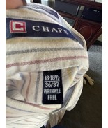 Chaps XL Mens Shirt Long Sleeve Button Down Striped Cotton  Wrinkle Free - $276.84 MXN