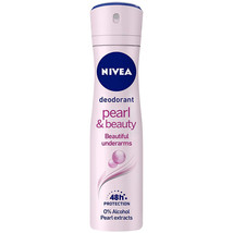 NIVEA Deodorant for women Pearl and Beauty 150ml pack Deo Spray Perfume - £9.76 GBP