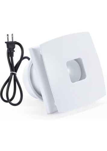 4” Window/Wall/Ceiling Exhaust Fan With 5W Light 120cfm Fan - $14.84