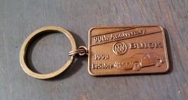 Vintage 1993 LeSabre Buick 90th Anniversary Keychain Brass Double Sided ... - £11.01 GBP