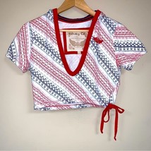 Cropped Hoodie Oversized Sweatshirt Women’s Small Streetwear Beach Boxy - $26.73