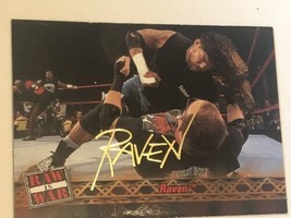 Raven 2001 Fleer wrestling WWF Raw Is War Card #19 - £1.55 GBP