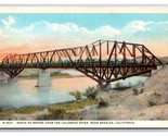 Santa Fe Railroad Bridge Santa Fe California CA UNP Fred Harvey WB Postc... - $6.88