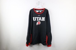 Under Armour Mens 3XL Team Issued University of Utah Football Sweatshirt Gray - $79.15