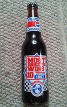 000 VTG Richard Petty Pepsi Longneck Bottle Most Consecutive Wins 1967 10 - $9.99