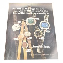 1972 Caravelle Watch by Bulova Greeenland Studio Print Ad 10.5&quot; x 13.5&quot; - £6.27 GBP