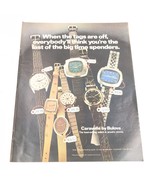 1972 Caravelle Watch by Bulova Greeenland Studio Print Ad 10.5&quot; x 13.5&quot; - £6.27 GBP