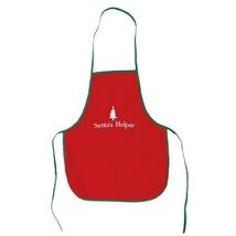 Santa%27s Helper Embroidered Christmas Kid%27s Apron 19.5 x 16 Inch - $10.98