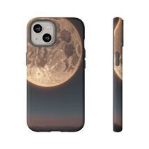 Space Lover Tough Case - Full Moon Phone Cover for iPhone, Galaxy, Googl... - $23.74