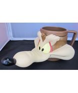 Vintage 1993 Warner Brother&#39;s Looney Tunes Wile E. Coyote Plastic Coffee... - $12.99