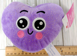 Valentine&#39;s Day Plush Heart Sparkles Googly Big Eyes Toy Happy Valentine Love 6&quot; - £7.89 GBP