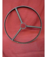 Vintage Primitive Steel Spoke Wagon Wheel, Plow Cart, Implement, Farm De... - £38.91 GBP
